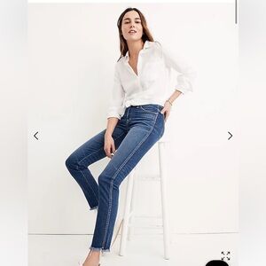 Madewell Slim Straight Jeans in Appleton Wash